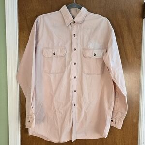 J. PETERMAN COMPANY—VTG Salmon Utility Shirt—L